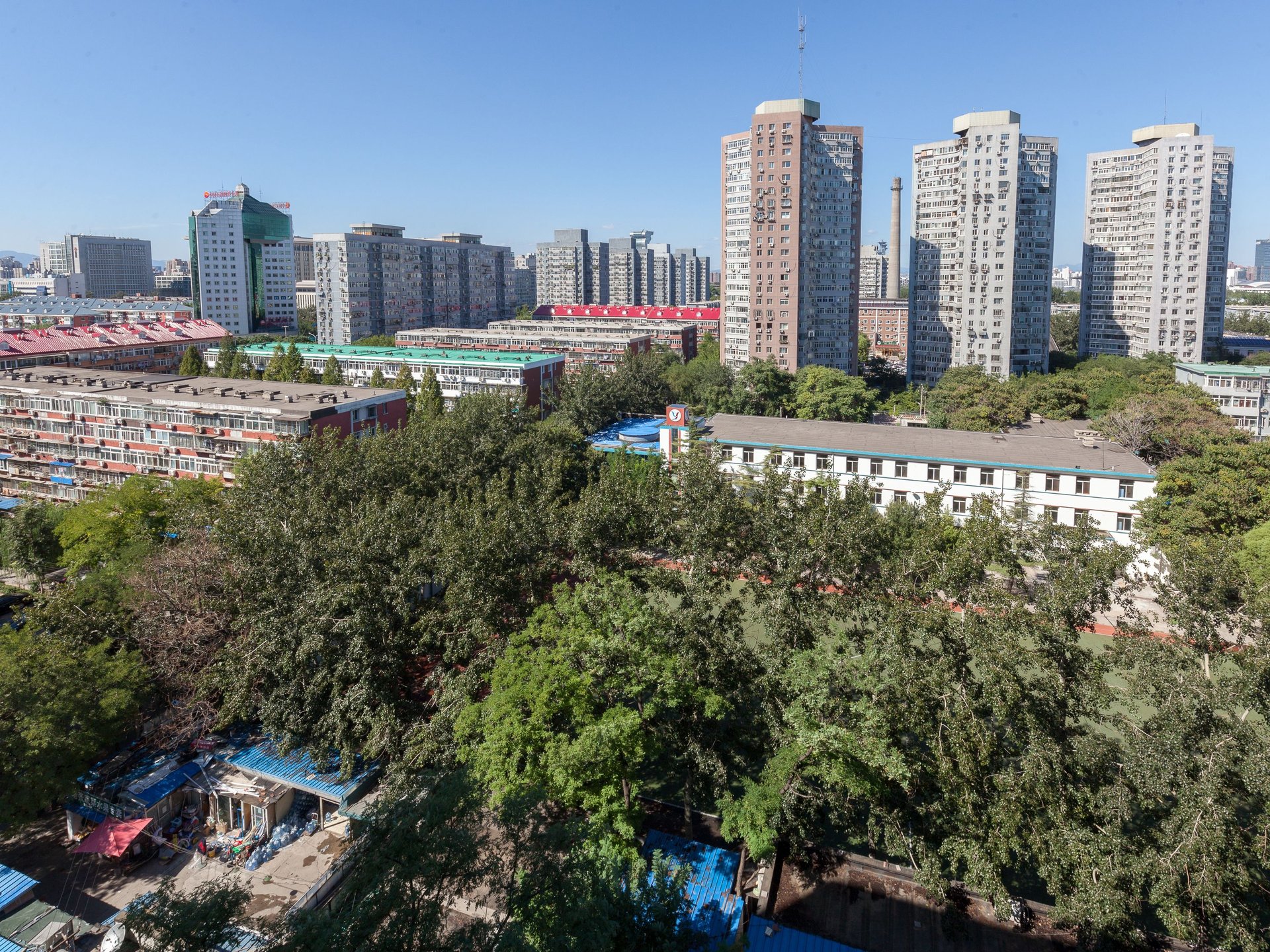 安贞西里 environment