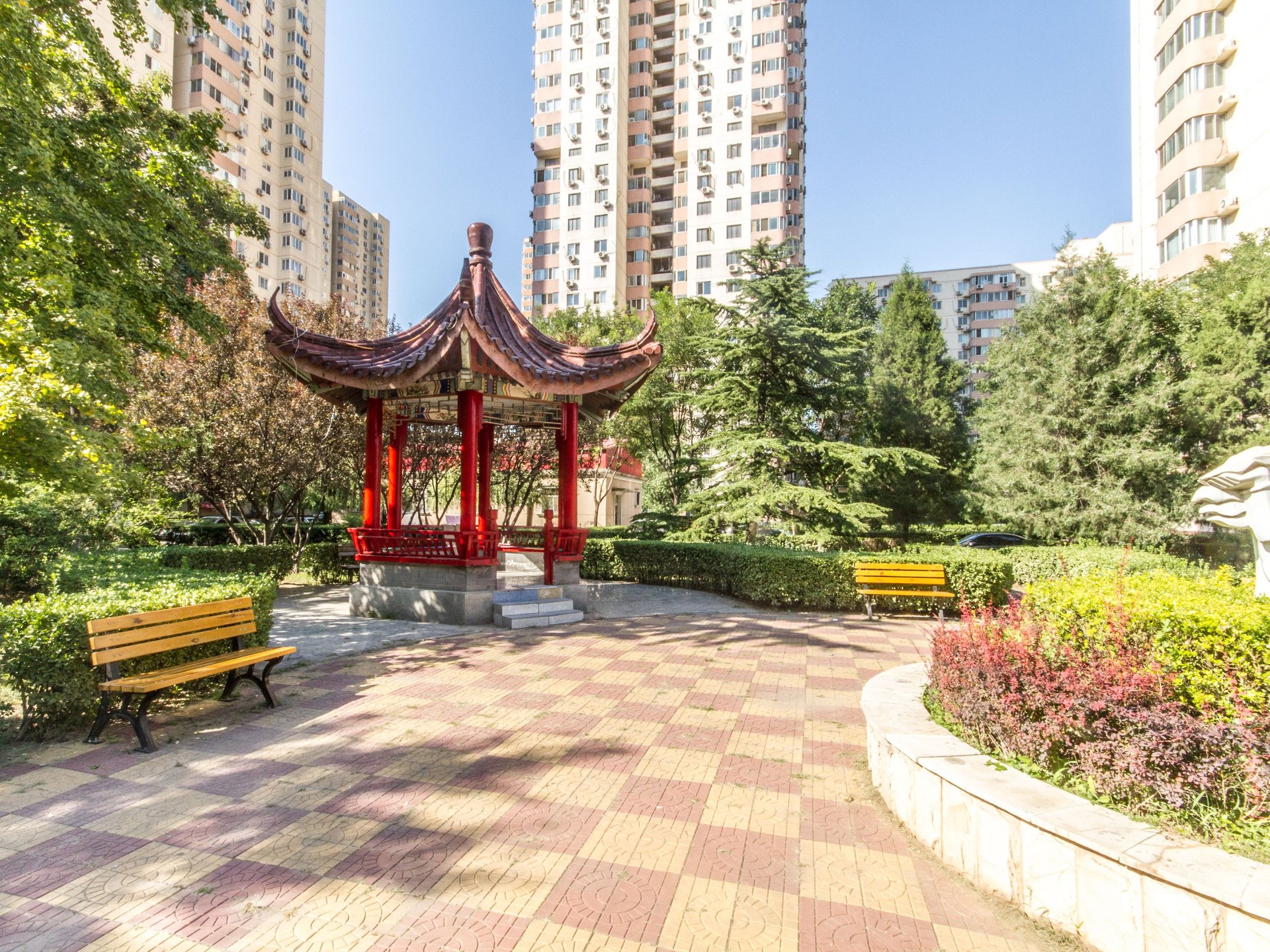 北苑家园绣菊园 environment