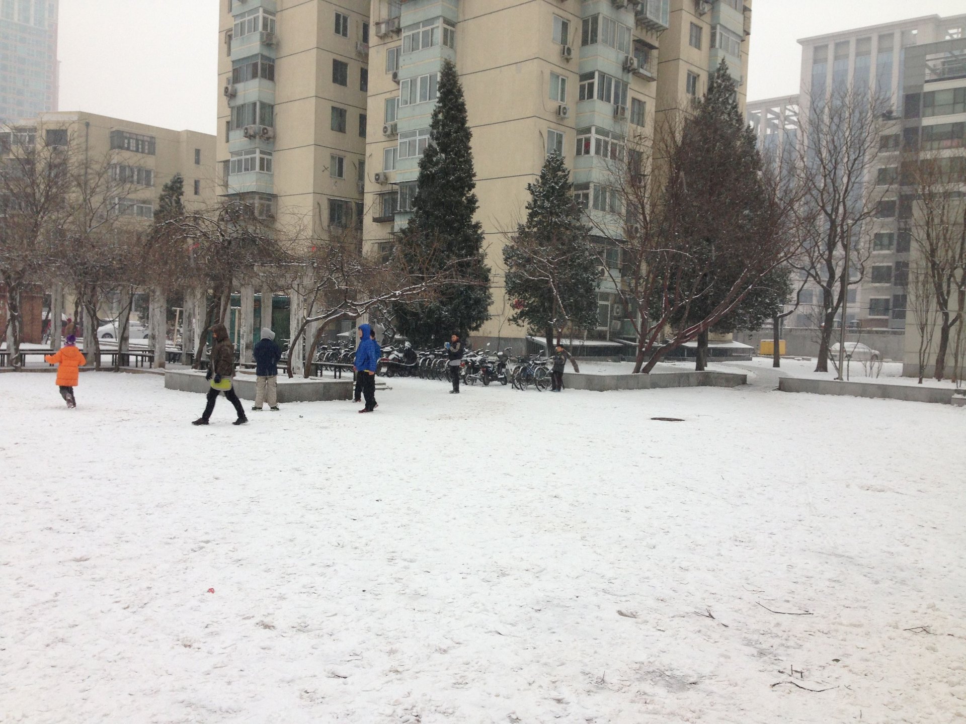 华严北里小区 environment