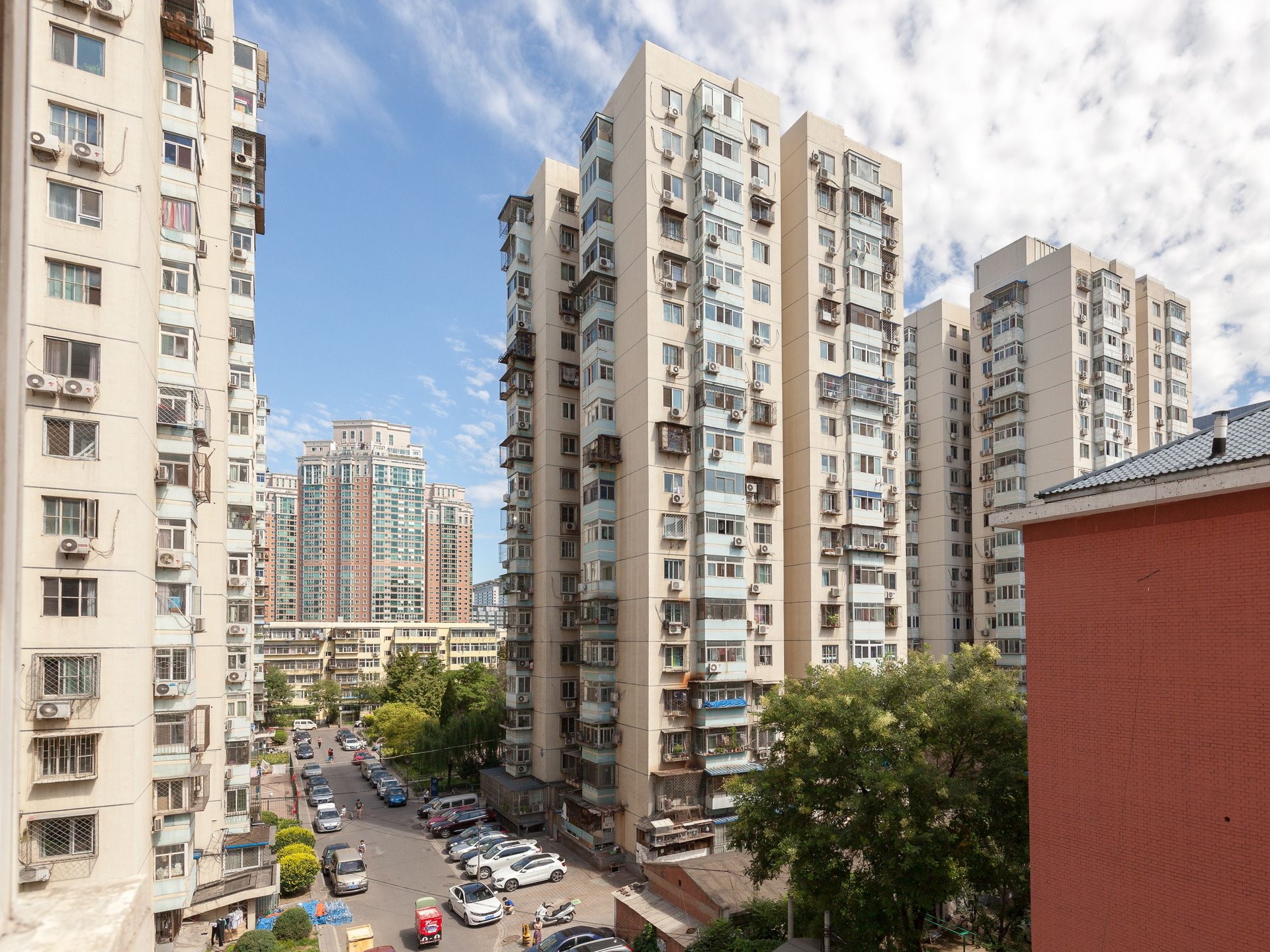 华严北里小区 environment