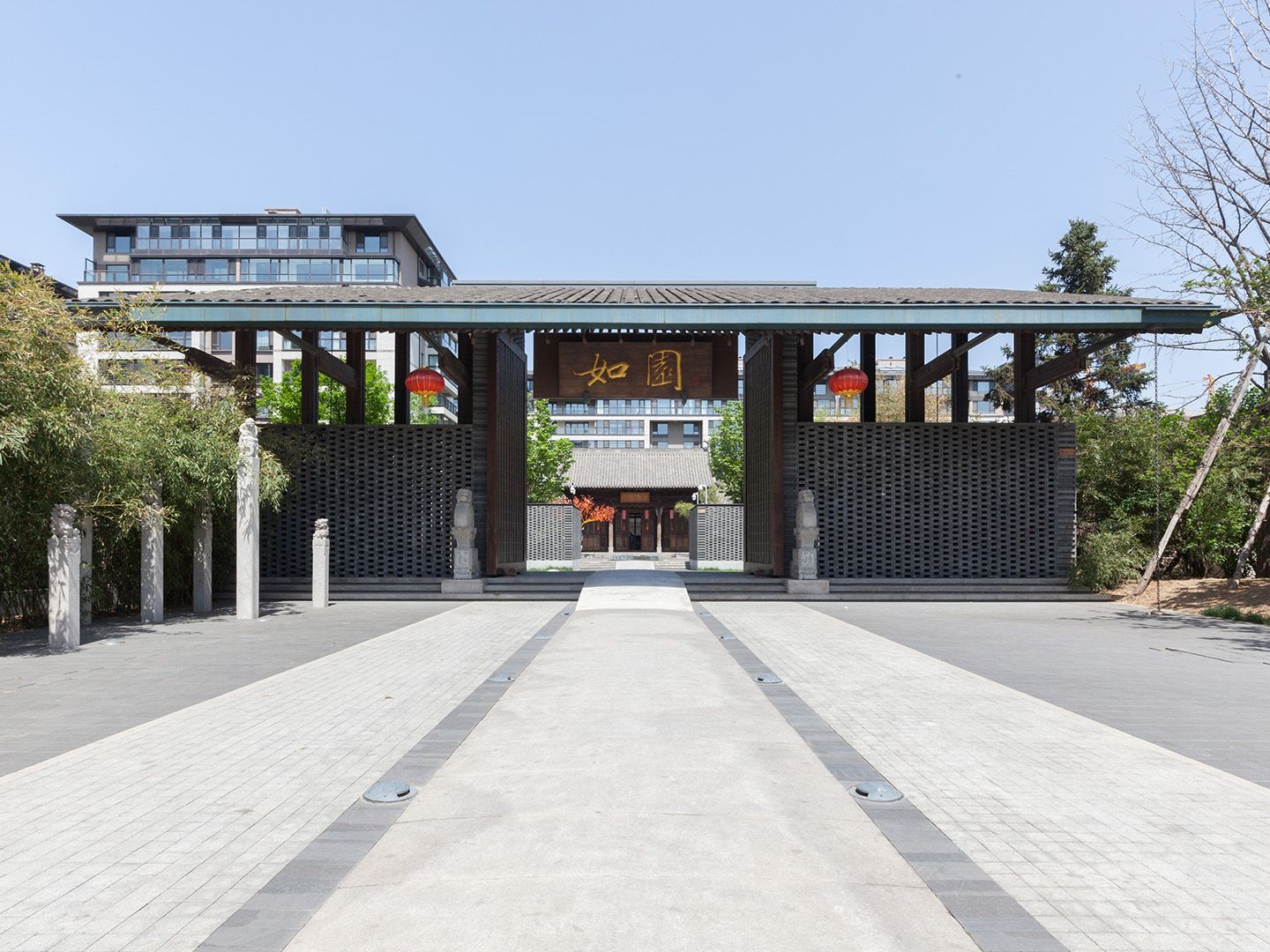 如园北区 environment