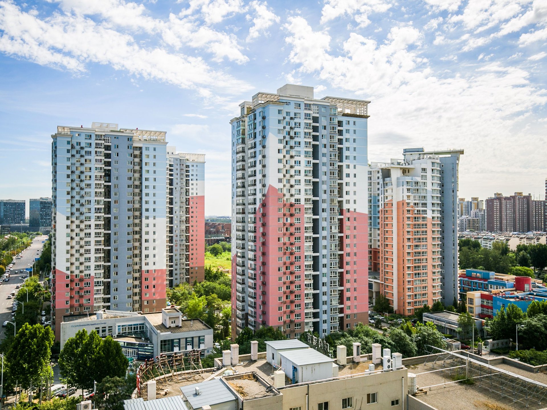 望京花园东区 environment