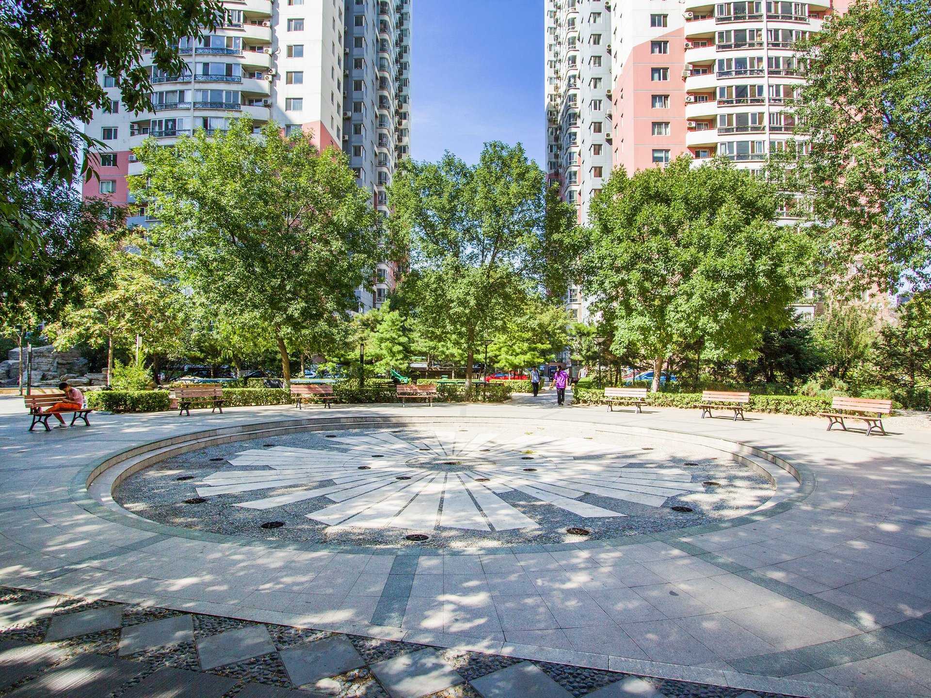 望京花园东区 environment