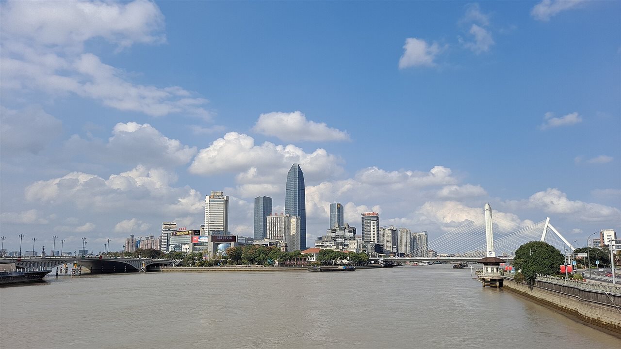 Ningbo skyline