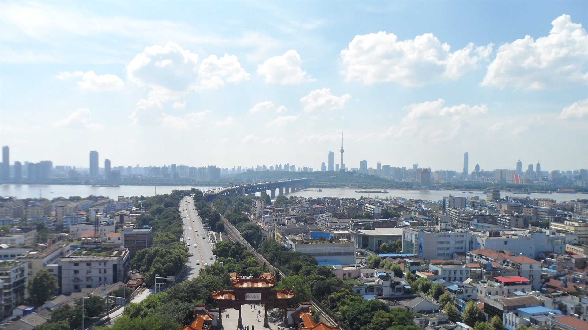 Wuhan skyline