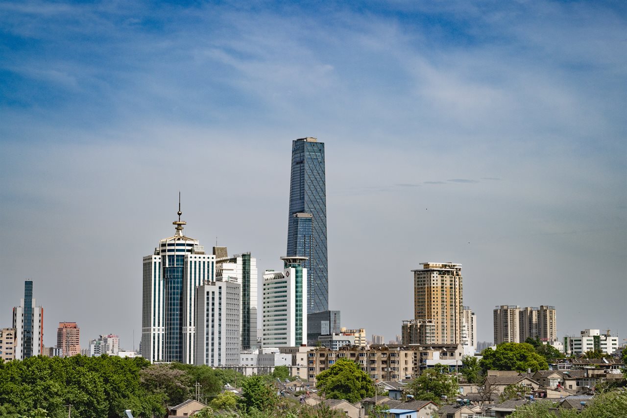 Zhenjiang skyline