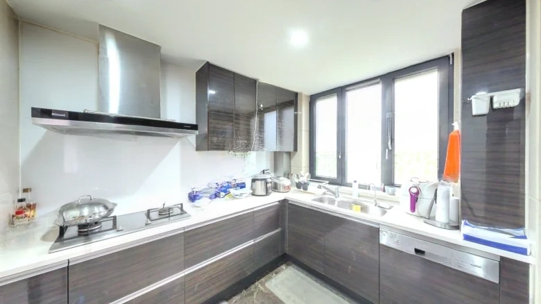 Water Accumulation Abundant Fragrance Moon Listening Pavilion - View 9