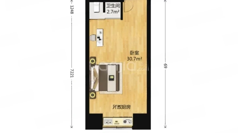 Xiannian Square - View 3