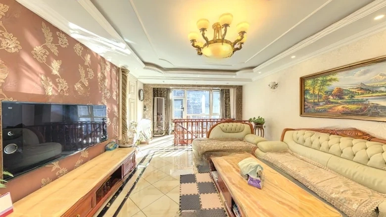 Golden Land Temple Courtyard - View 1