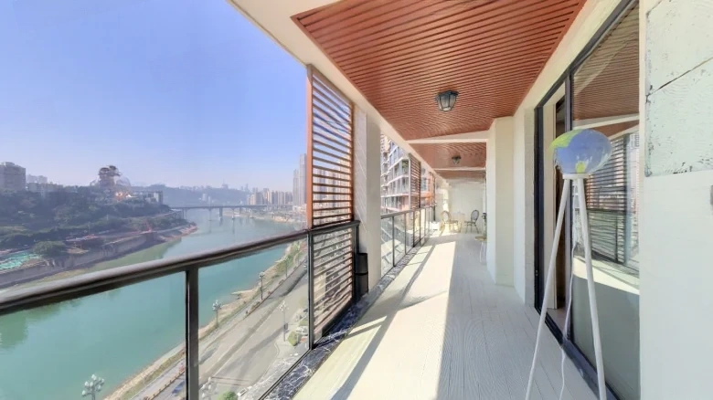 Lakeside Spring Forest Beyond Shore - View 6