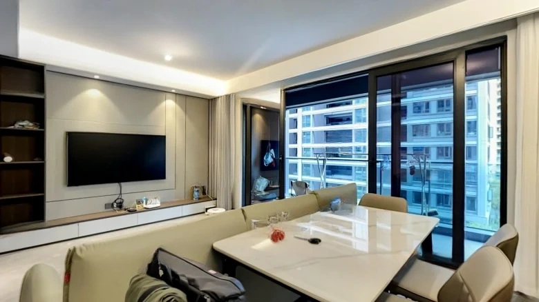 Green City Dawn Moon Harmony Wind - View 1