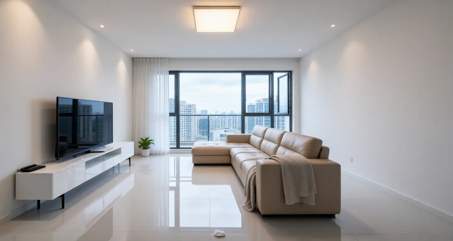 Room type: livingroom Apartment for rent in Shanghai - China Railway Construction Vanke Langshi Huayu - Photo 1