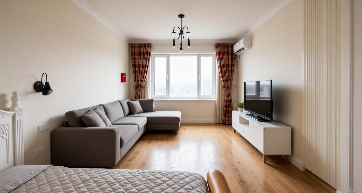 Room type: livingroom Apartment for rent in Beijing - Yupu Homestead - Photo 1