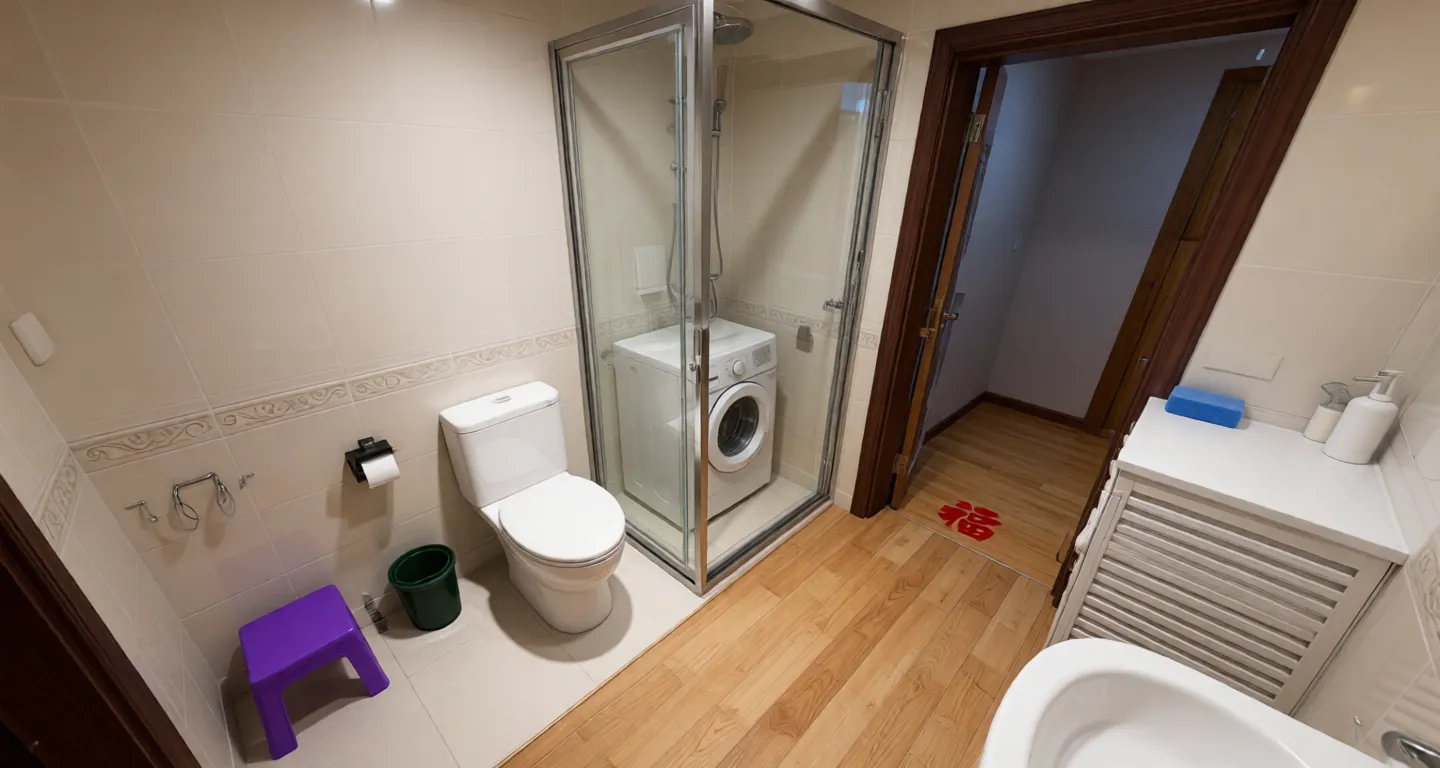 Room type: bathroom Apartment for rent in Beijing - May Garden - Photo 1