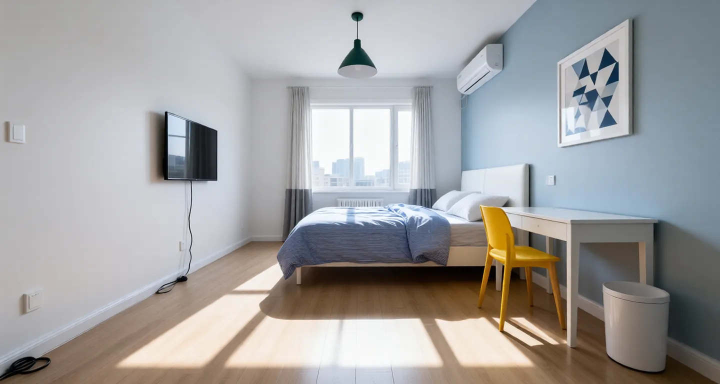 Room type: bedroom Apartment for rent in Beijing - Chaoyang Park Xili North Area - Photo 1