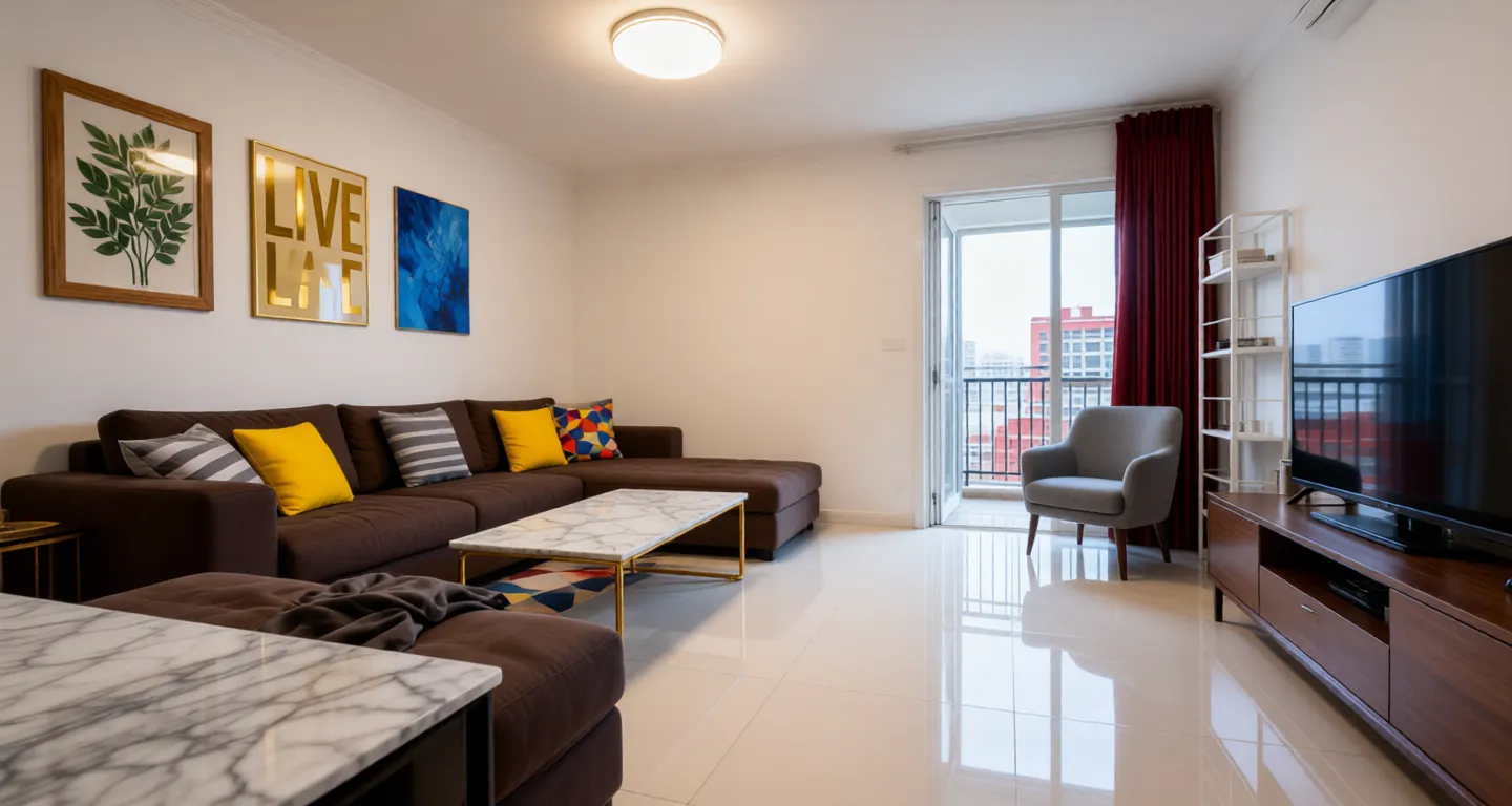 Beijing expat housing - Furnished apartment: Guanyue Xinyuan Block B