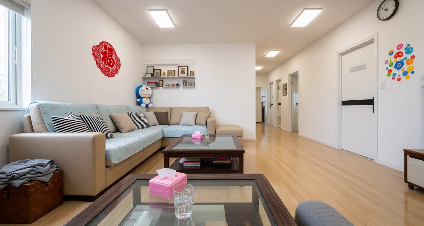 Room type: livingroom Apartment for rent in Changchun - Peony Street - Photo 1