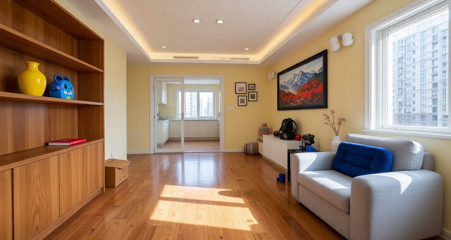 Room type: livingroom Apartment for rent in Changchun - Wanlong Lishui Bay - Photo 1