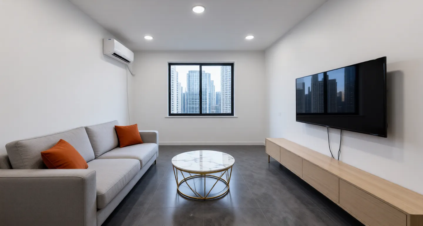 Room type: livingroom Apartment for rent in Changsha - Zhuoyue Zhonghuan - Photo 1