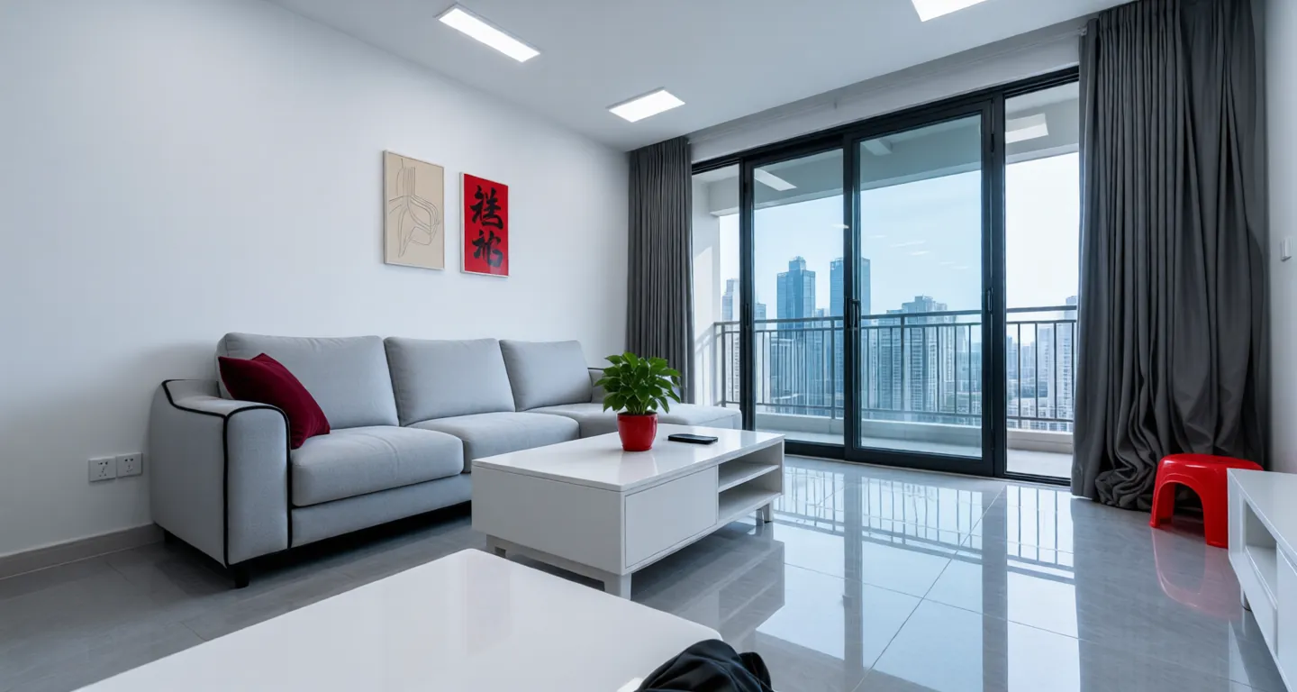 Room type: livingroom Apartment for rent in Changsha - Jindi Duhui Fenghua - Photo 1