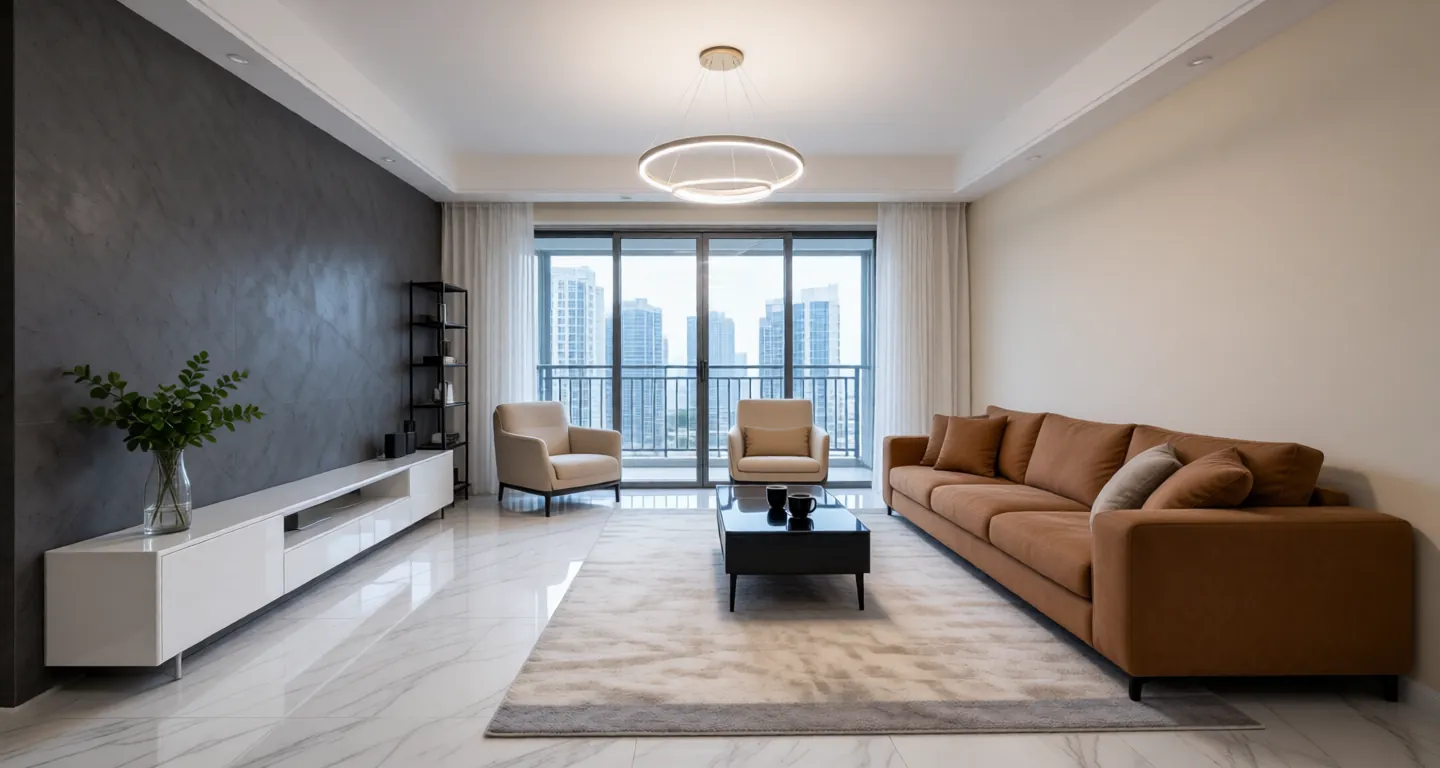 Room type: livingroom Apartment for rent in Changsha - Jiaxin Bolu County - Photo 1