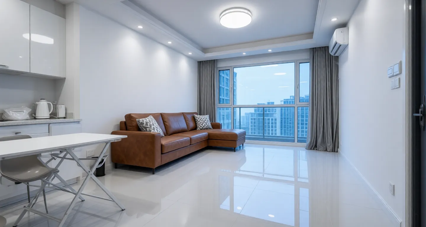 Room type: livingroom Apartment for rent in Changsha - Evergrande Junyue Mansion - Photo 1