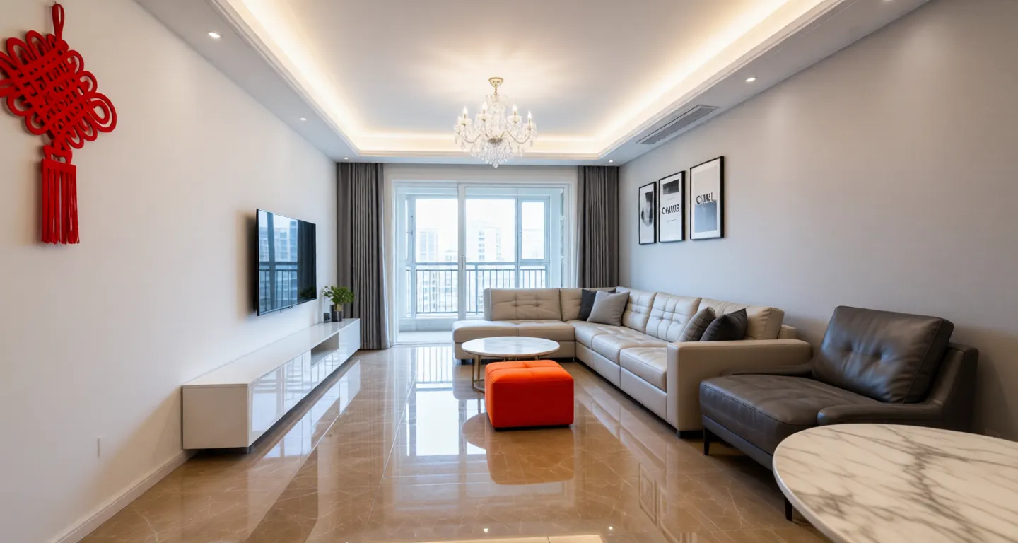 Room type: livingroom Apartment for rent in Changsha - China Resources Arch - Photo 1
