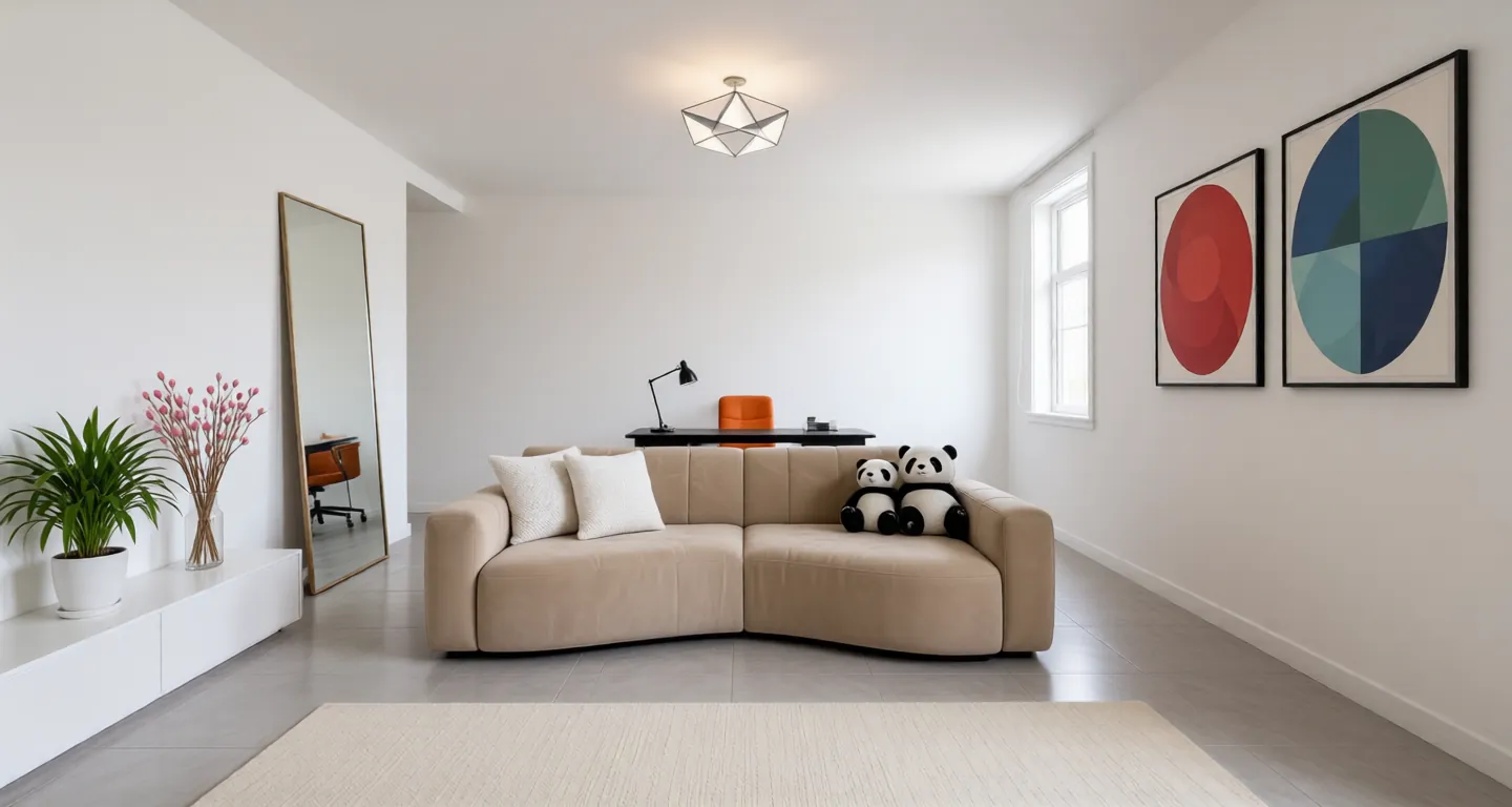 Room type: livingroom Apartment for rent in Changsha - Yuexiu Yuehu Terrace - Photo 1