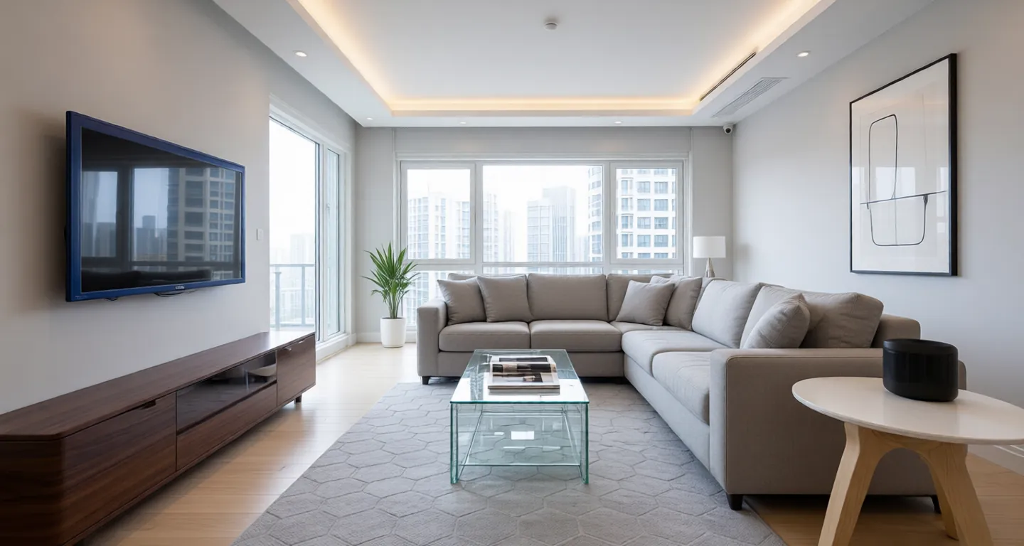 Chengdu expat housing - Furnished apartment: Hejing Yueshe