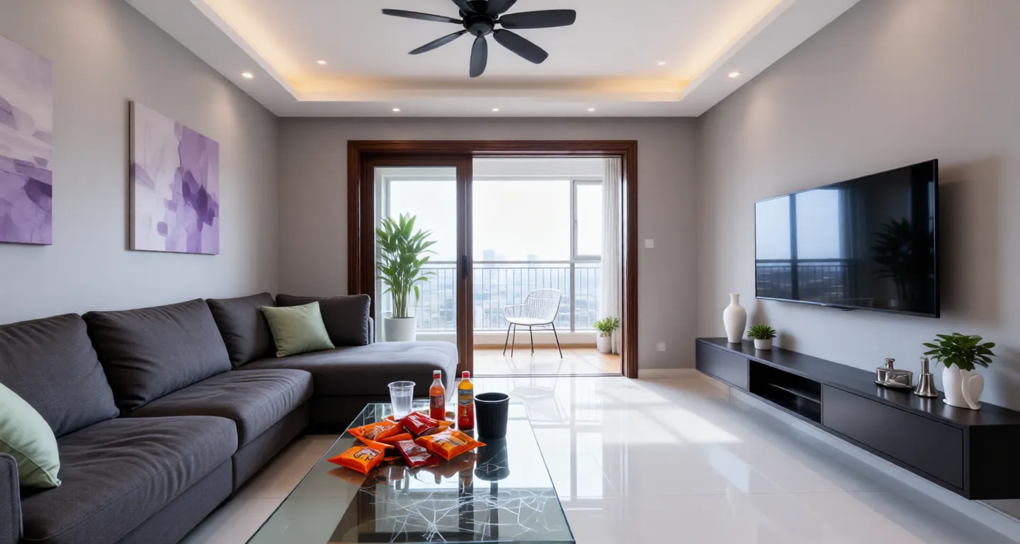 Room type: livingroom Apartment for rent in Chengdu - Sandu Hui Chaowai - Photo 1