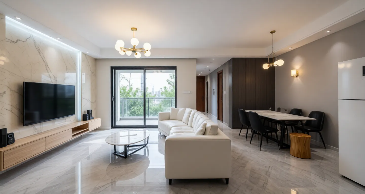 Chengdu expat housing - Furnished apartment: Merchant Times Park Tianyuejing Block B
