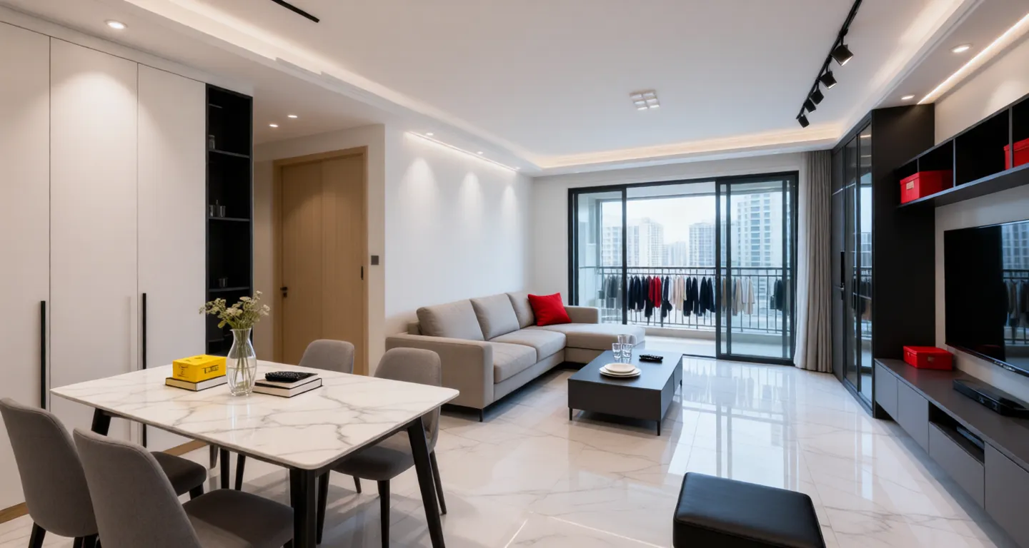 Chengdu expat housing - Furnished apartment: Oceanwide Huanyun Residence