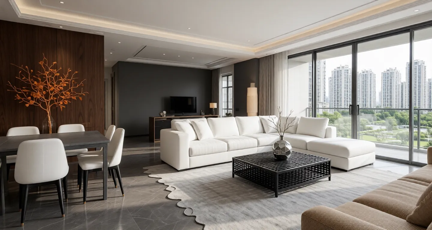 Chengdu expat housing - Furnished apartment: ChengTou Tianfu Jinshangjin