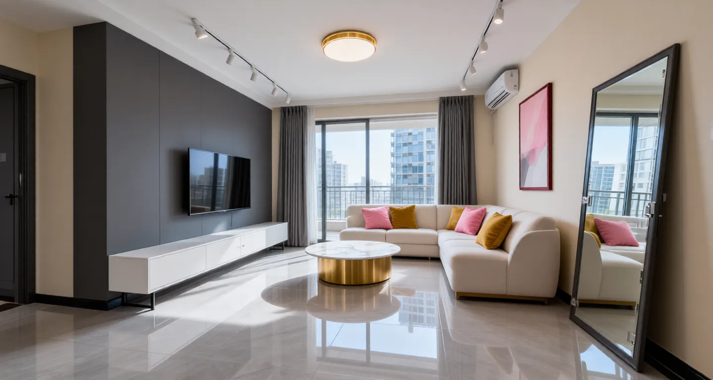 Chengdu expat housing - Furnished apartment: Dongcheng Impression Phase II, Area A