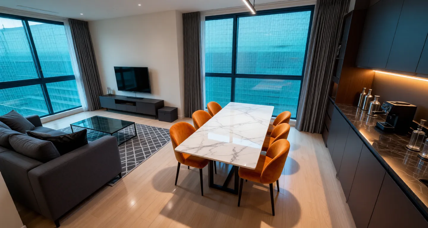 Chengdu expat housing - Furnished apartment: Hejing Yueshe