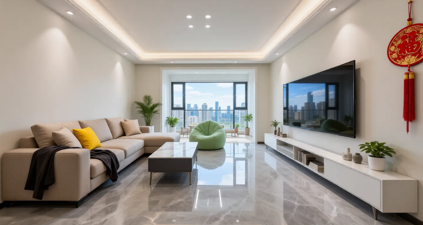 Chengdu expat housing - Furnished apartment: Dongjun Lakeview Bay