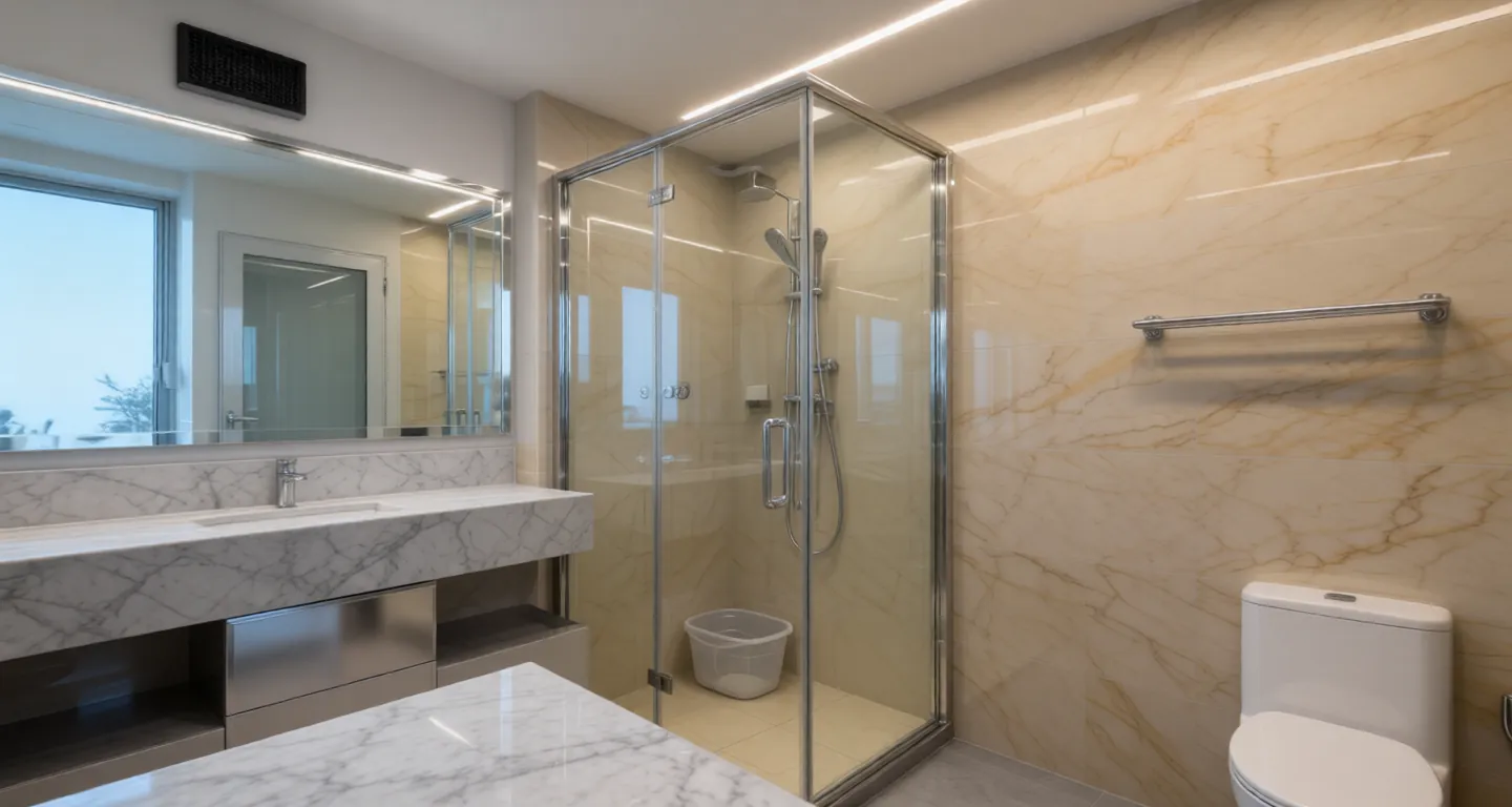 Room type: bathroom Apartment for rent in Chongqing - Evergrande Rail Transit Era Phase II - Photo 1