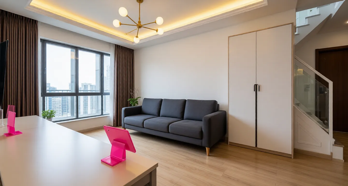 Room type: livingroom Apartment for rent in Chongqing - Kangtian Azure Sea Block B - Photo 1