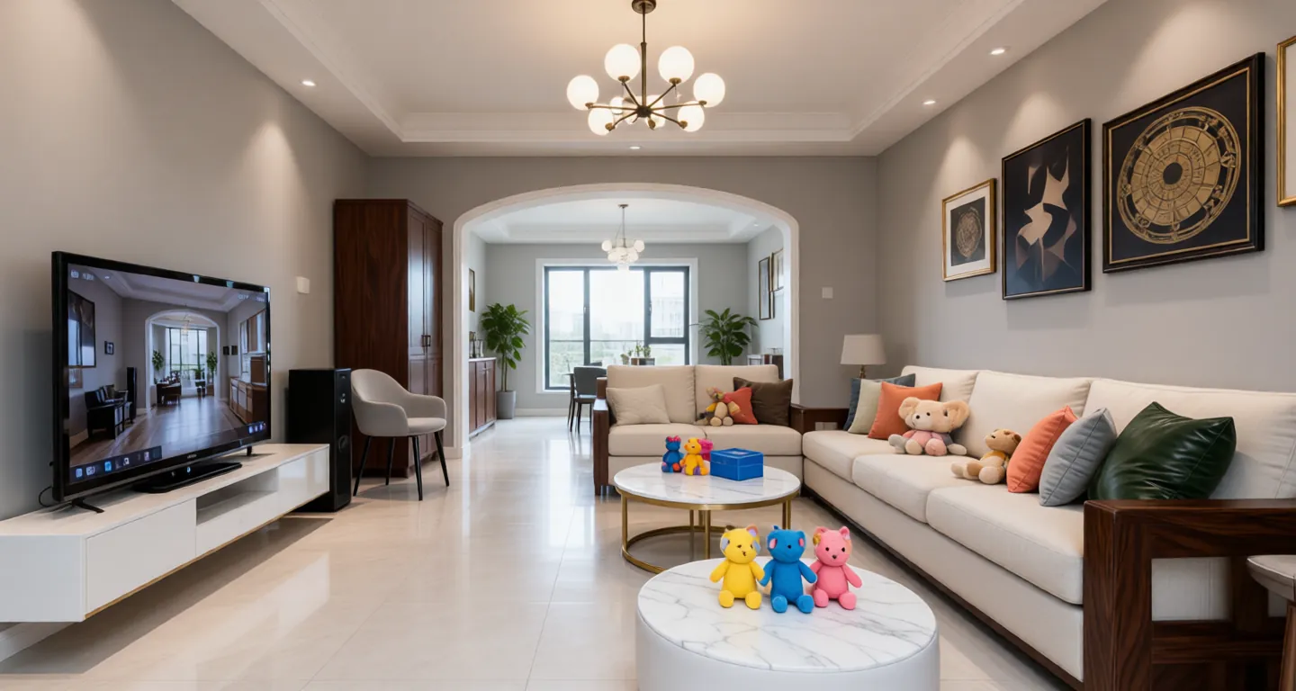 Chongqing expat housing - Furnished apartment: Huating Jinyuan