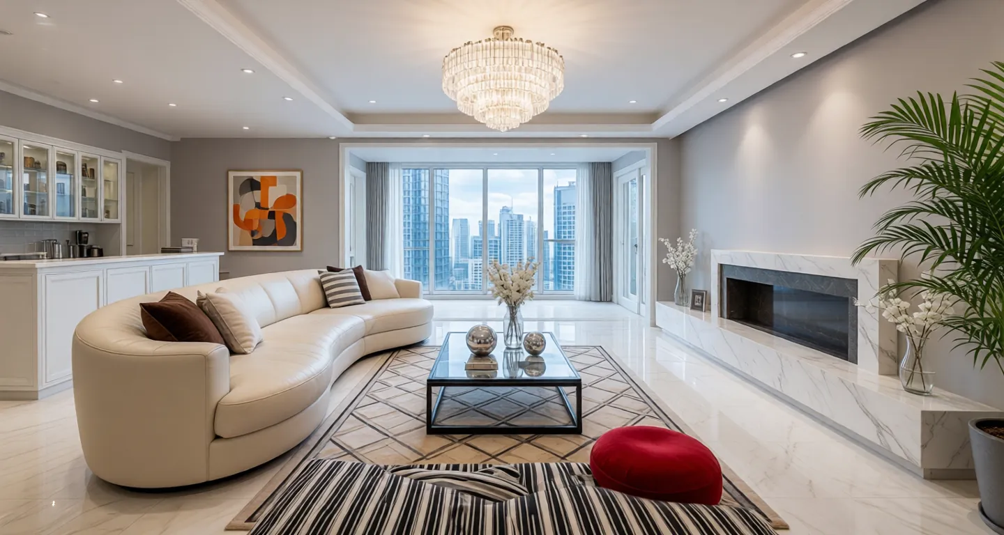 Dongguan expat housing - Furnished apartment: Galaxy Legend Star Island Zone B