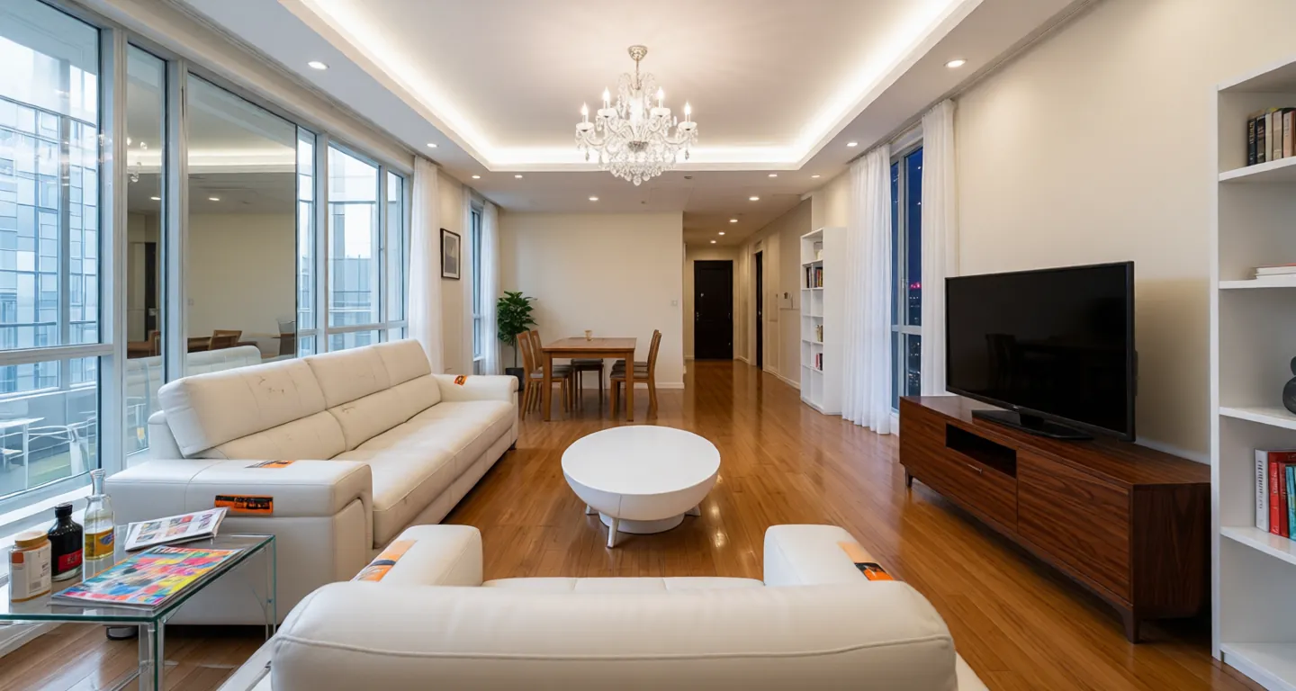 3 rooms, 2 living rooms, 3 bathrooms, 252.76 sqm Apartment for rent in Poly One Mansion, Foshan