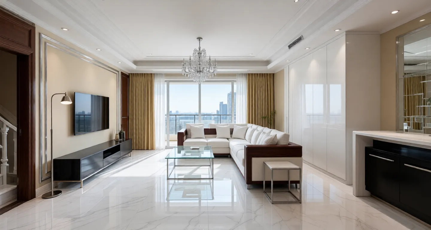 Room type: livingroom Apartment for rent in Guangzhou - Shangdong Junyu Yayuan - Photo 1