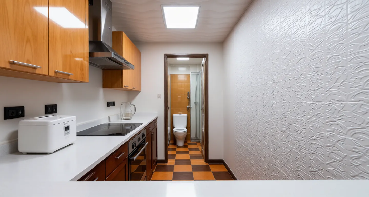 Room type: kitchen Apartment for rent in Guangzhou - Tianyuan Court - Photo 1