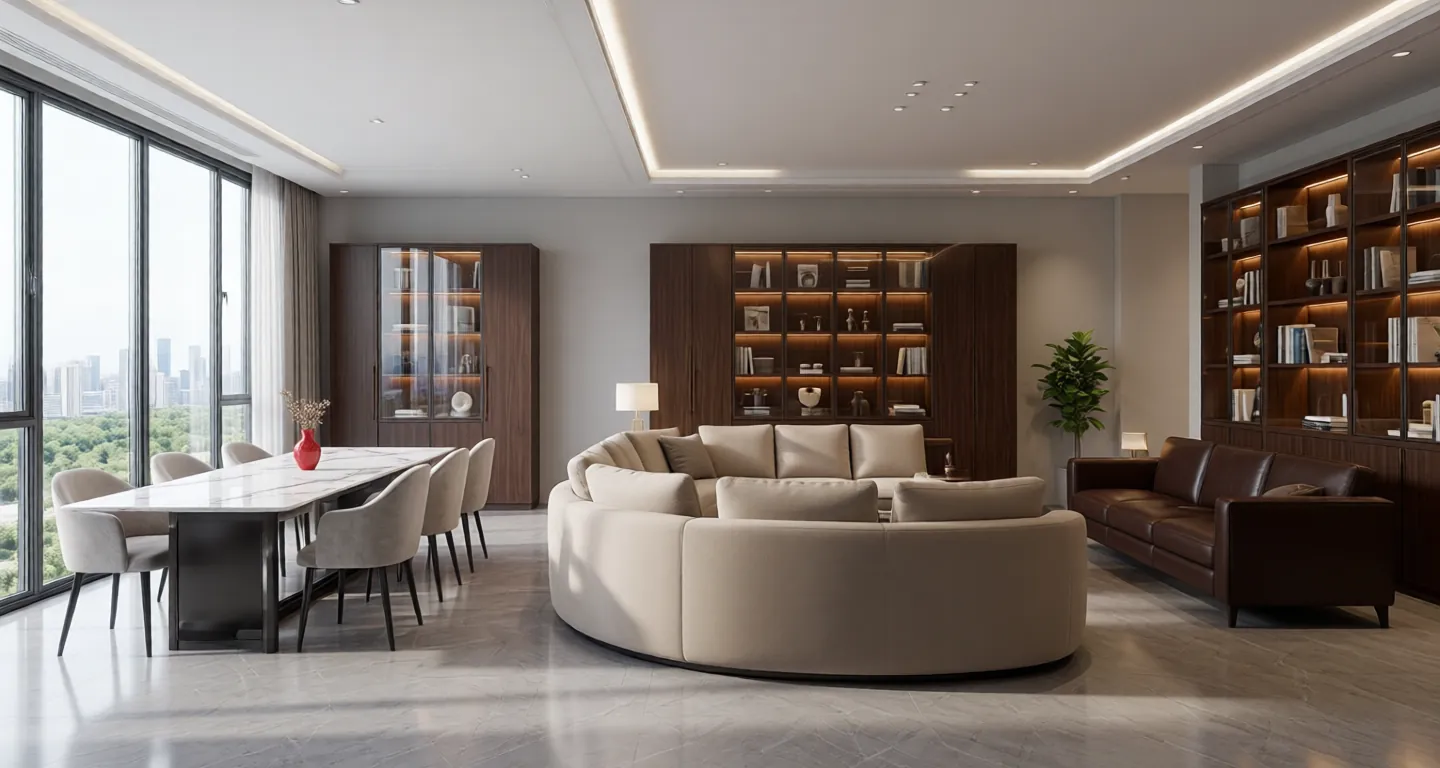 Room type: livingroom Apartment for rent in Guangzhou - Pin Yue Hua Fu - Photo 1