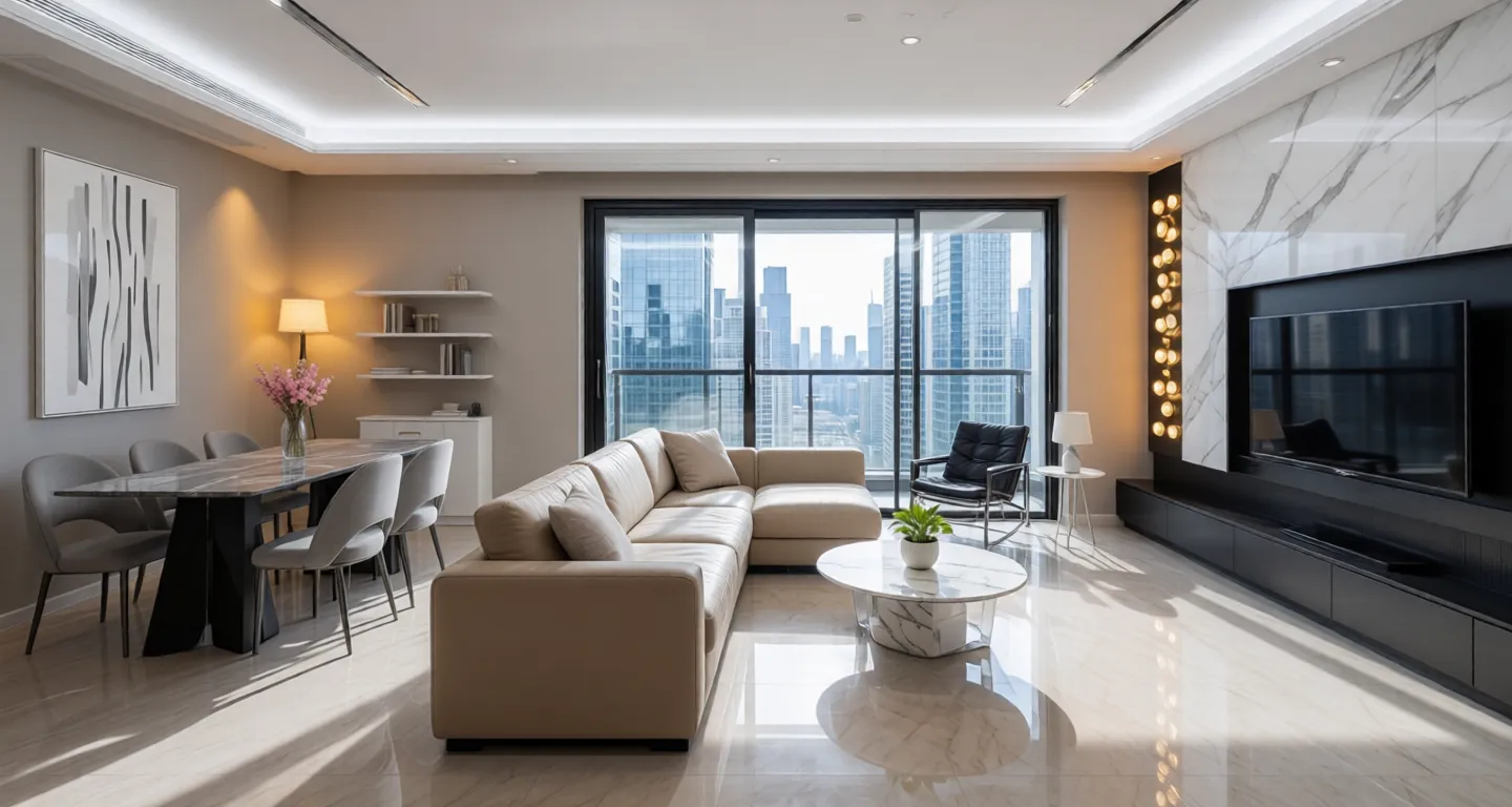 Room type: livingroom Apartment for rent in Guangzhou - Star River Splendor - Photo 1