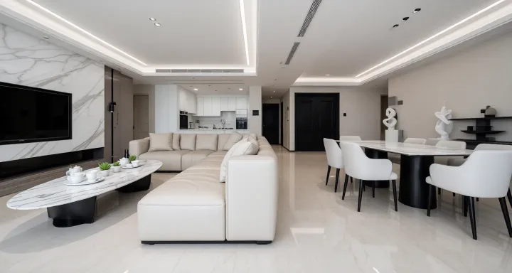 Room type: livingroom Apartment for rent in Guangzhou - Star River Splendor - Photo 1