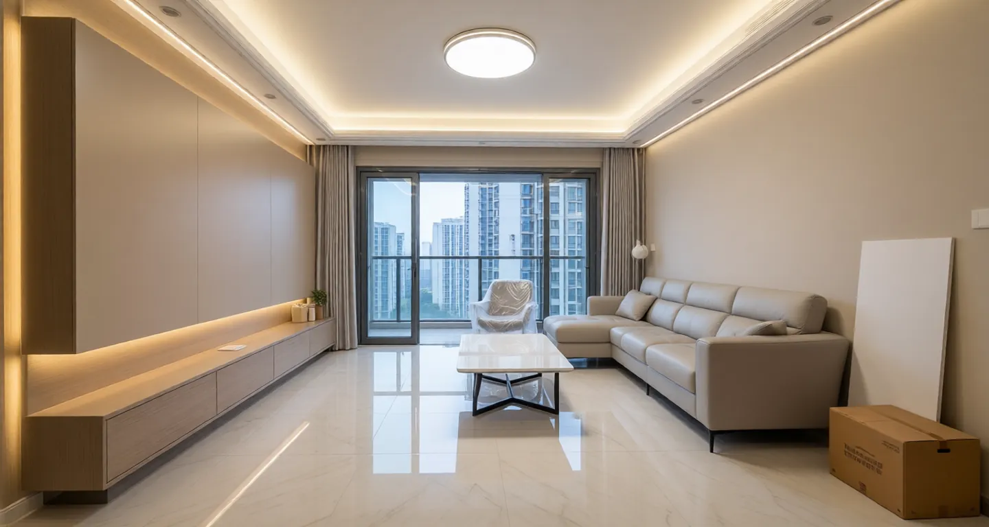 Room type: livingroom Apartment for rent in Guangzhou - Spirit Mountain Island Jin Mao Bay - Photo 1
