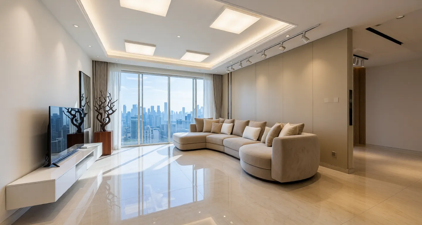 Room type: livingroom Apartment for rent in Guangzhou - Zhonghai Guanyuan International - Photo 1