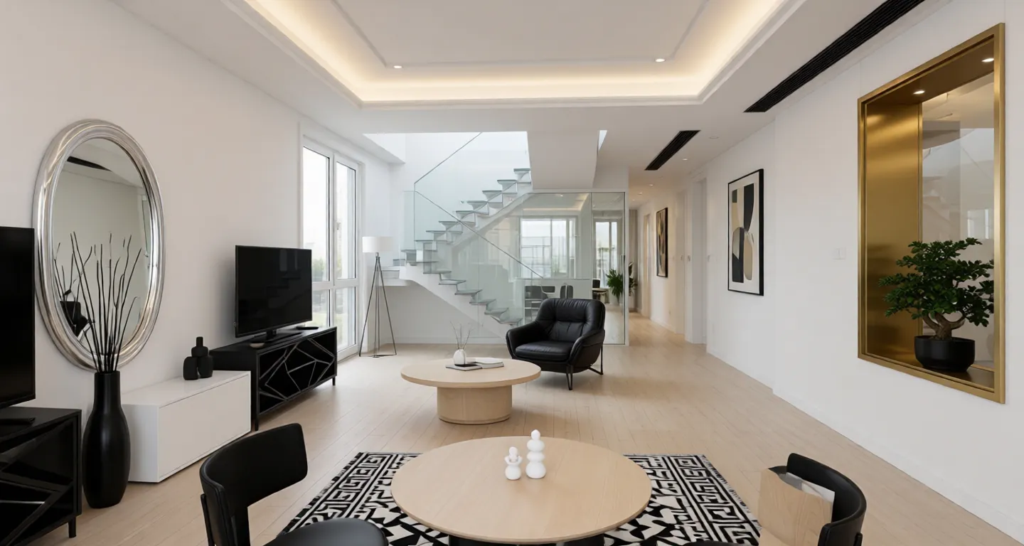 Room type: livingroom Apartment for rent in Guangzhou - Star Garden - Photo 1
