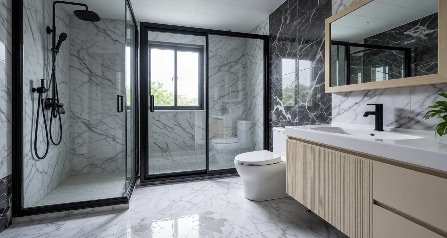 Room type: bathroom Apartment for rent in Guangzhou - Poly Heartland - Photo 1